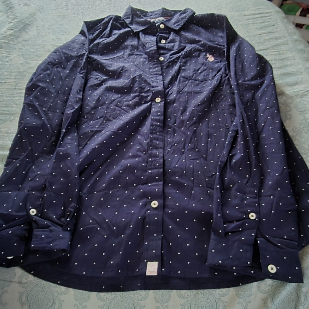 Blue woman's shirt